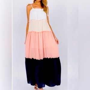 Summer Beach Maxi Dress by Fanco. Women’s Small. New w/Tag. Ties at shoulder.